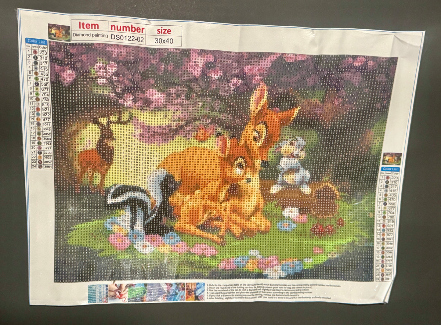 30x40 Deer Family (Y2)