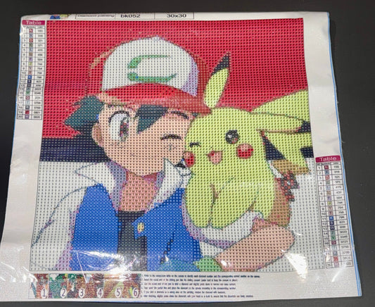 30x30 Ash & Pikachu (Y4)